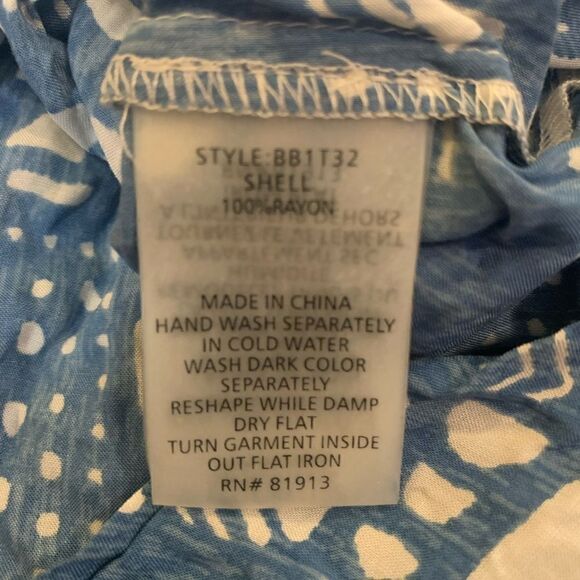 NWT women’s top size M Plenty by Tracey Reese - Picture 4 of 5